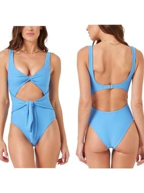 L*Space Antigua One Piece Swimsuit in Cornflower Blue – Size S